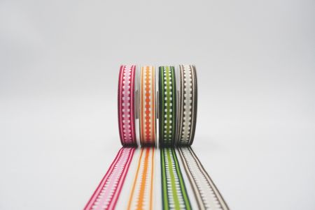 delighted colors of vivid woven ribbon